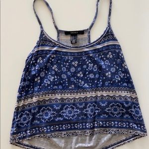 Blue forever 21 Tank